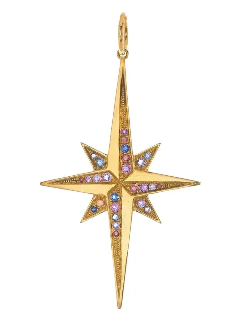 DEVON WOODHILL 18K yellow gold Stellar sapphire necklace