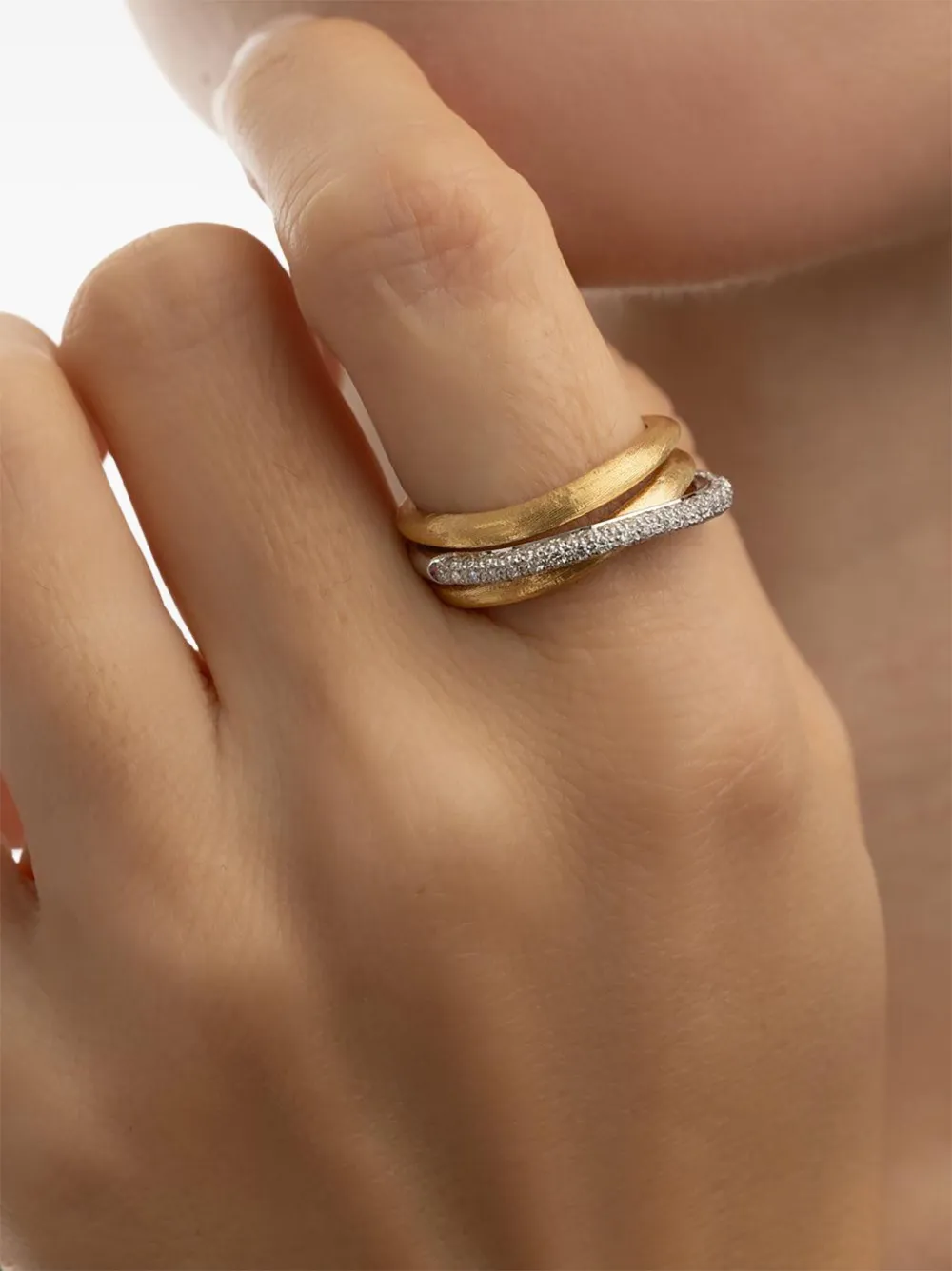 Marco Bicego bague Three Strand Jaipur en or 14ct | Joaillerie | Image 2