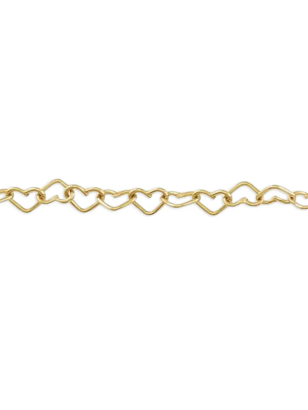 Nimo With Love 14k Yellow Gold Heart Bracelet In Metallic