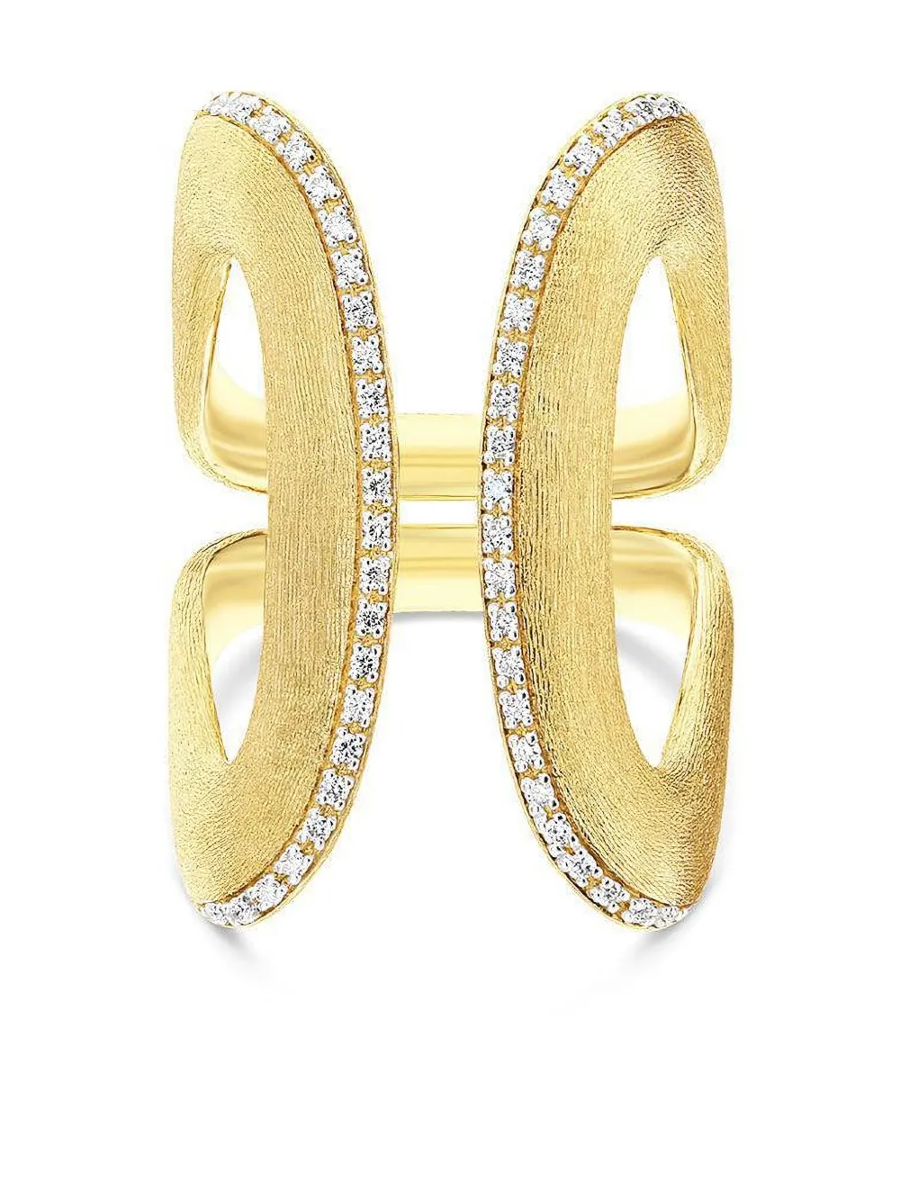 Nanis 18kt Yellow Gold Libera Icon Diamond Ring