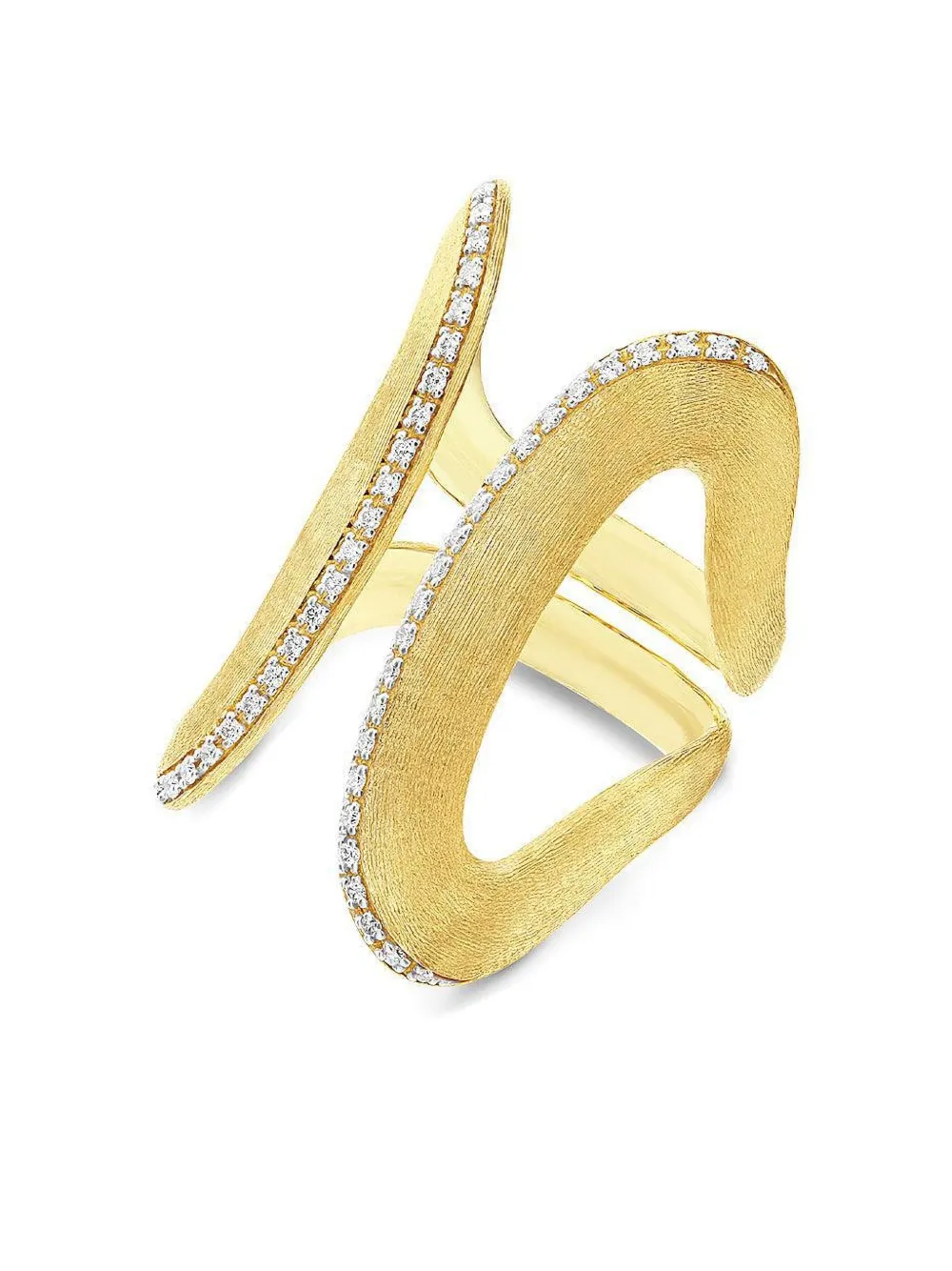 Nanis 18kt Yellow Gold Libera Icon Diamond Ring In Gold