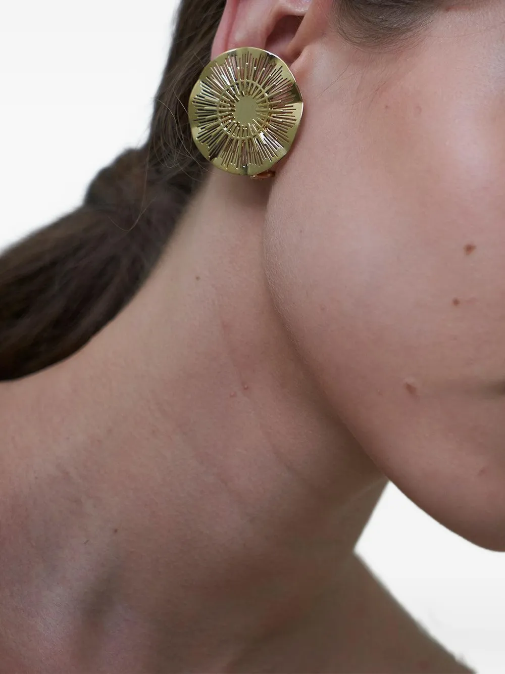 Carol Kauffmann aretes Explosion grandes en oro amarillo de 18kt | Image 2