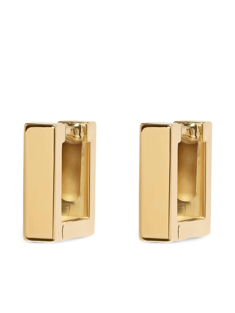 Azlee arracadas Mosaic en oro amarillo de 18kt | dorado | Image 1