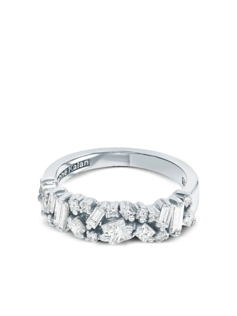 Suzanne Kalan Anello in oro bianco 18 carati con diamanti - Argento