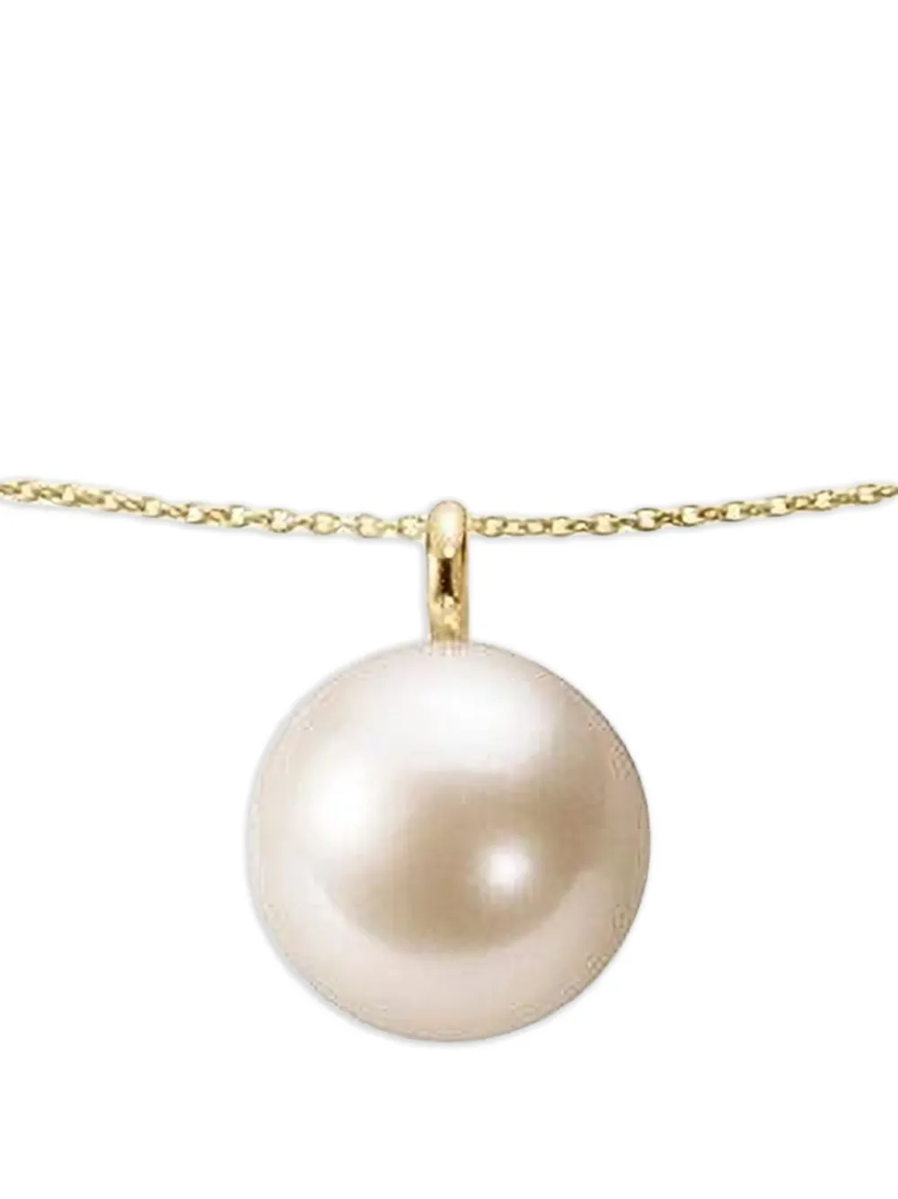 Sophie Bille Brahe 14k Yellow Gold L'adorable À Pied Pearl Anklet In Gold