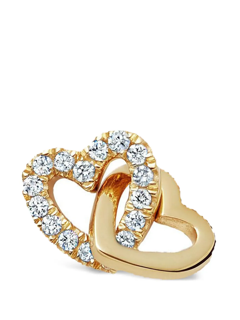 Loquet 18kt Linked Hearts Gelbgoldhalskette