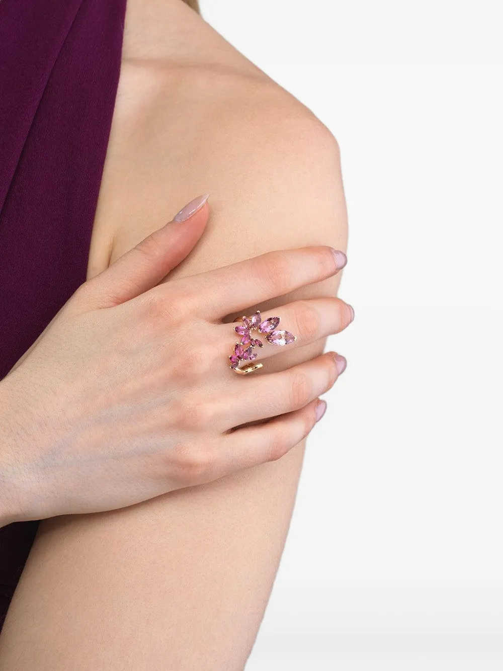 EMILY P. WHEELER Arashi トルマリン リング 18Kイエローゴールド - ゴールドトーン