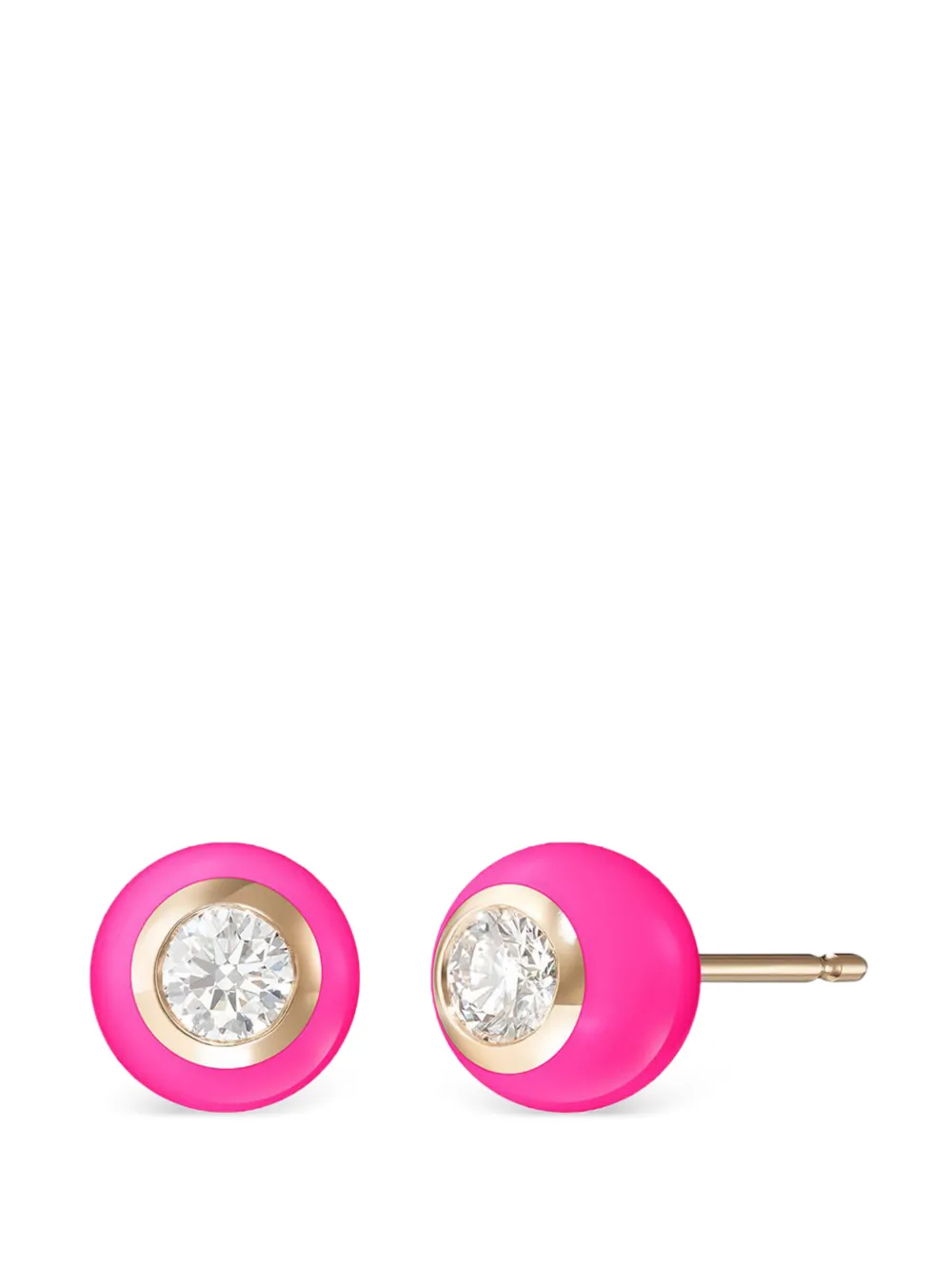  Melissa Kaye 18kt Rose Gold Audrey Diamond Earrings 