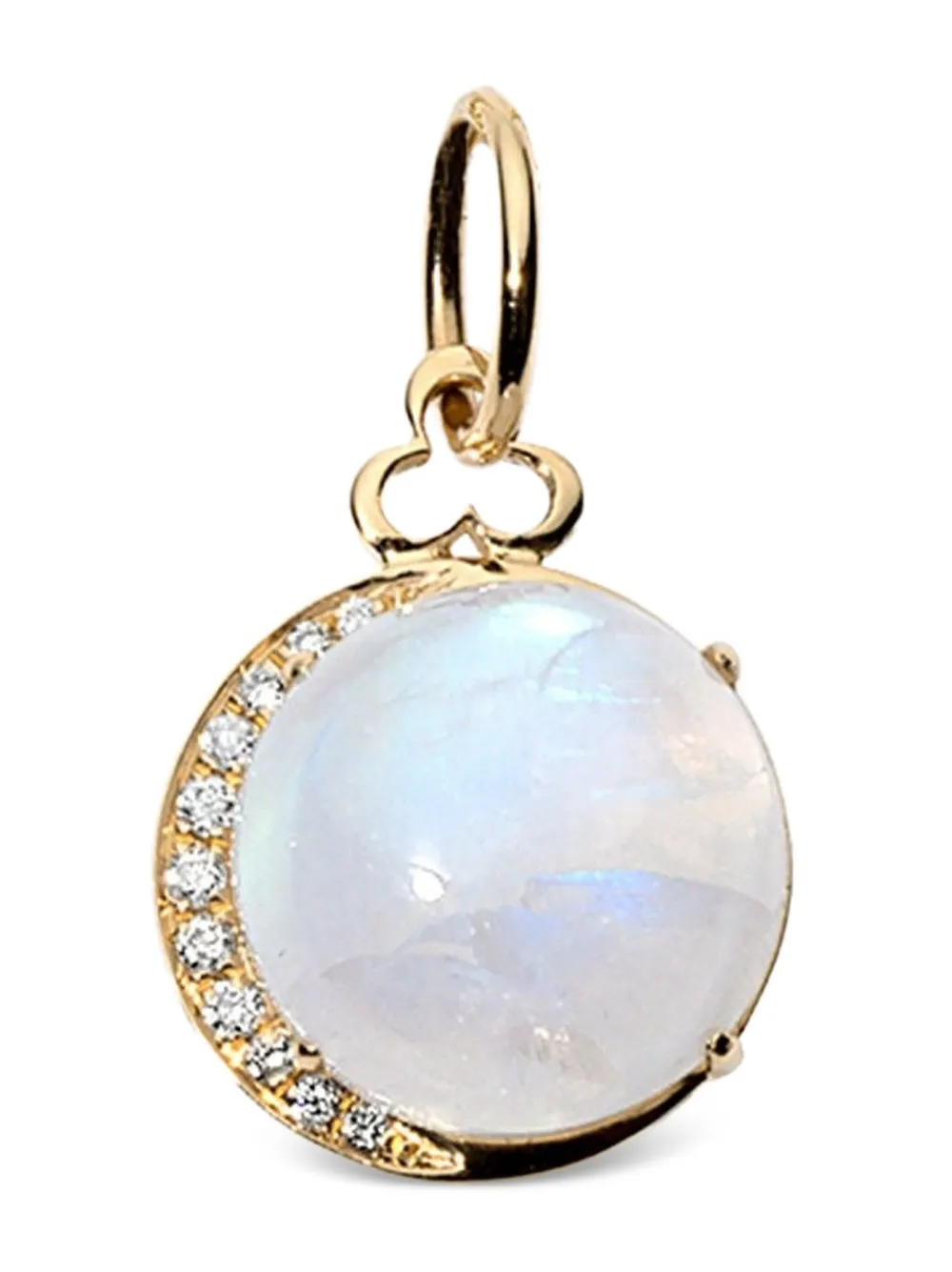 Devon Woodhill 18k Yellow Gold Moonstone And Diamond Charm In Gold