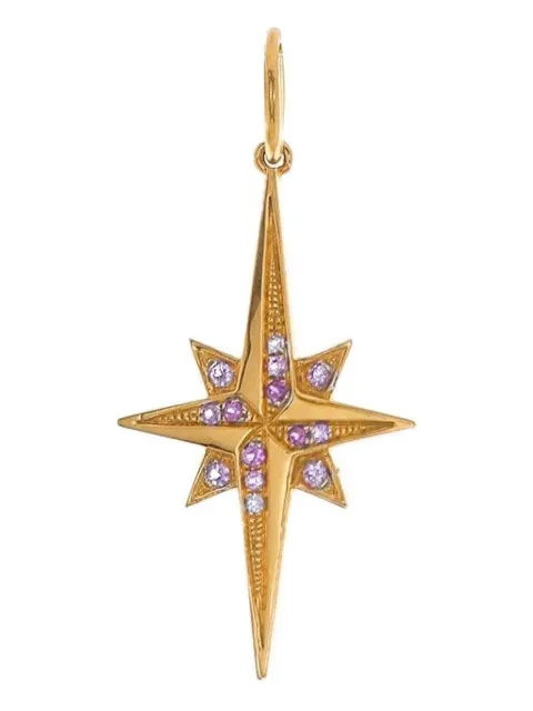 DEVON WOODHILL 18K yellow gold Stellar sapphire pendant