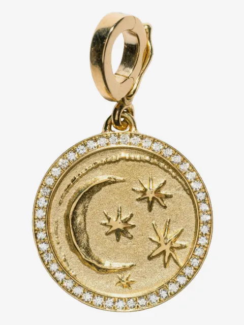 Azlee dije Cosmic en oro amarillo de 18kt con diamante