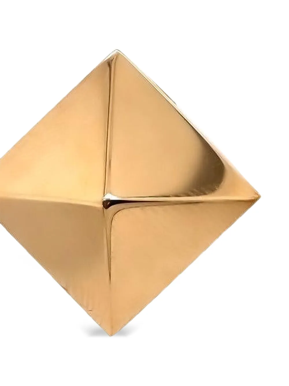 Brooks Brothers aretes Pyramid en oro amarillo de 18kt | Image 2