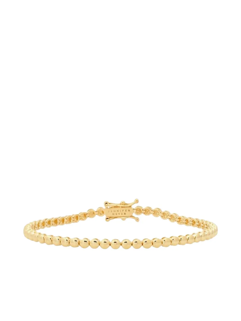 Jennifer Meyer Bracciale Bezel in oro giallo 18 carati