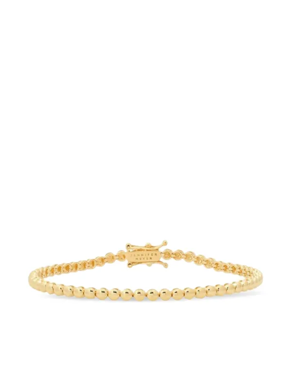 Jennifer Meyer 18K Yellow Gold Mini Bezel Bracelet
