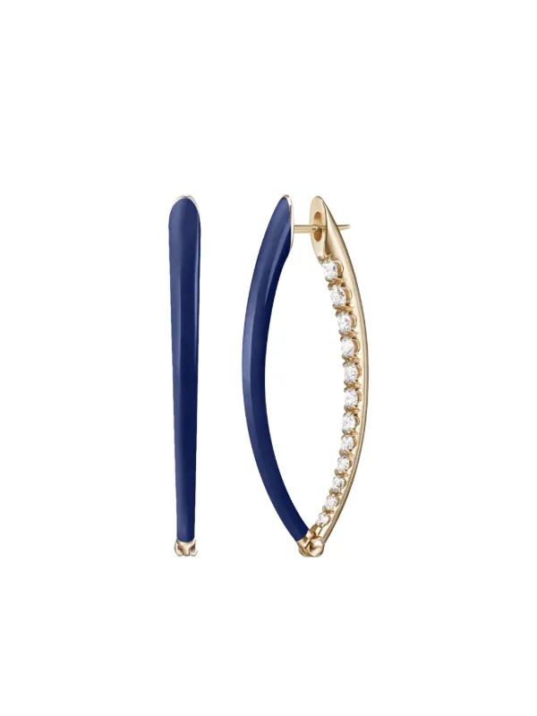 Melissa Kaye 18k Yellow Gold Cristina Earrings