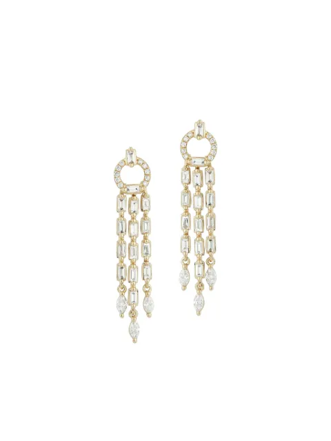Dana Rebecca Designs aretes Sadie en oro amarillo de 14kt con perla