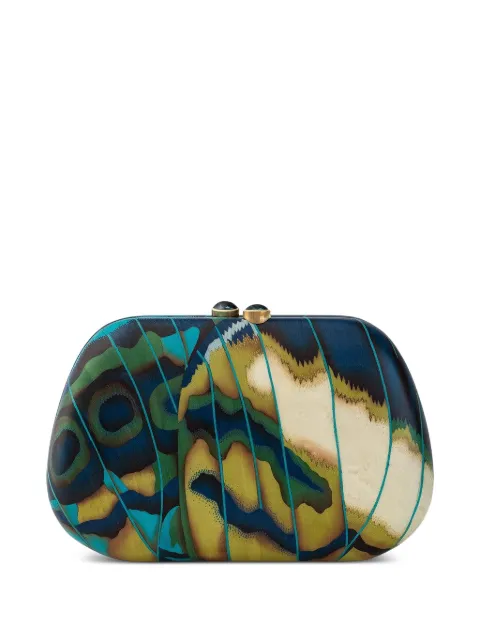 SILVIA FURMANOVICH Butterfly Marquetry clutch bag