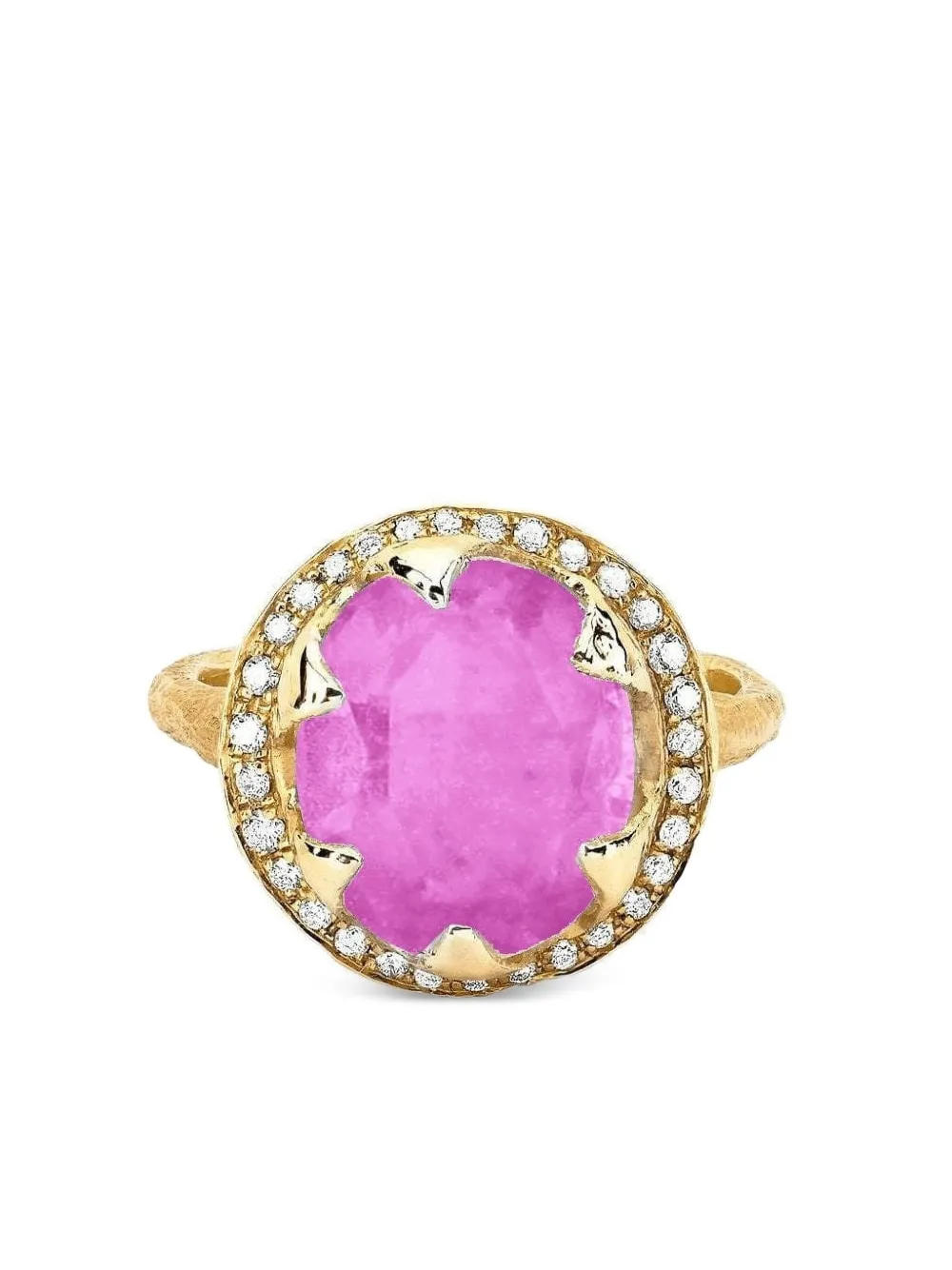 Logan Hollowell bague en or 18ct à saphir et diamant | Image 2