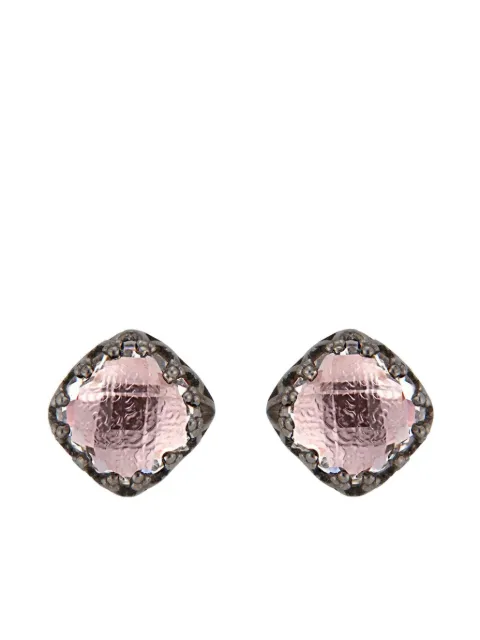 Larkspur & Hawk aretes Jane pequeños en plata de ley con gemas