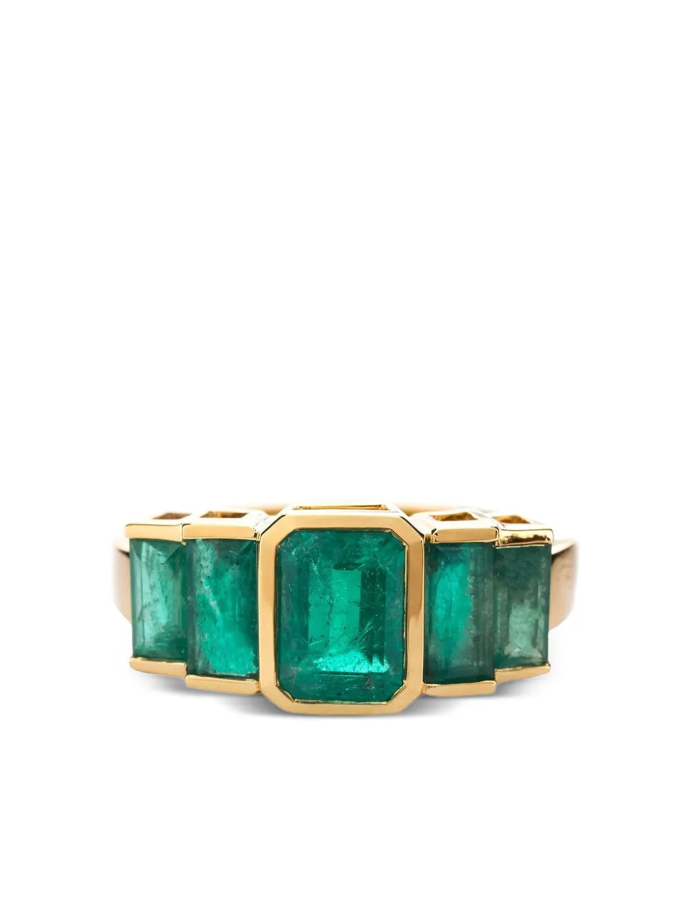Yi Collection 18k Yellow Gold Emerald Ring In Green