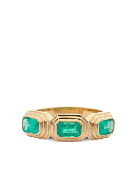 YI Collection 18K yellow gold Baxter emerald ring