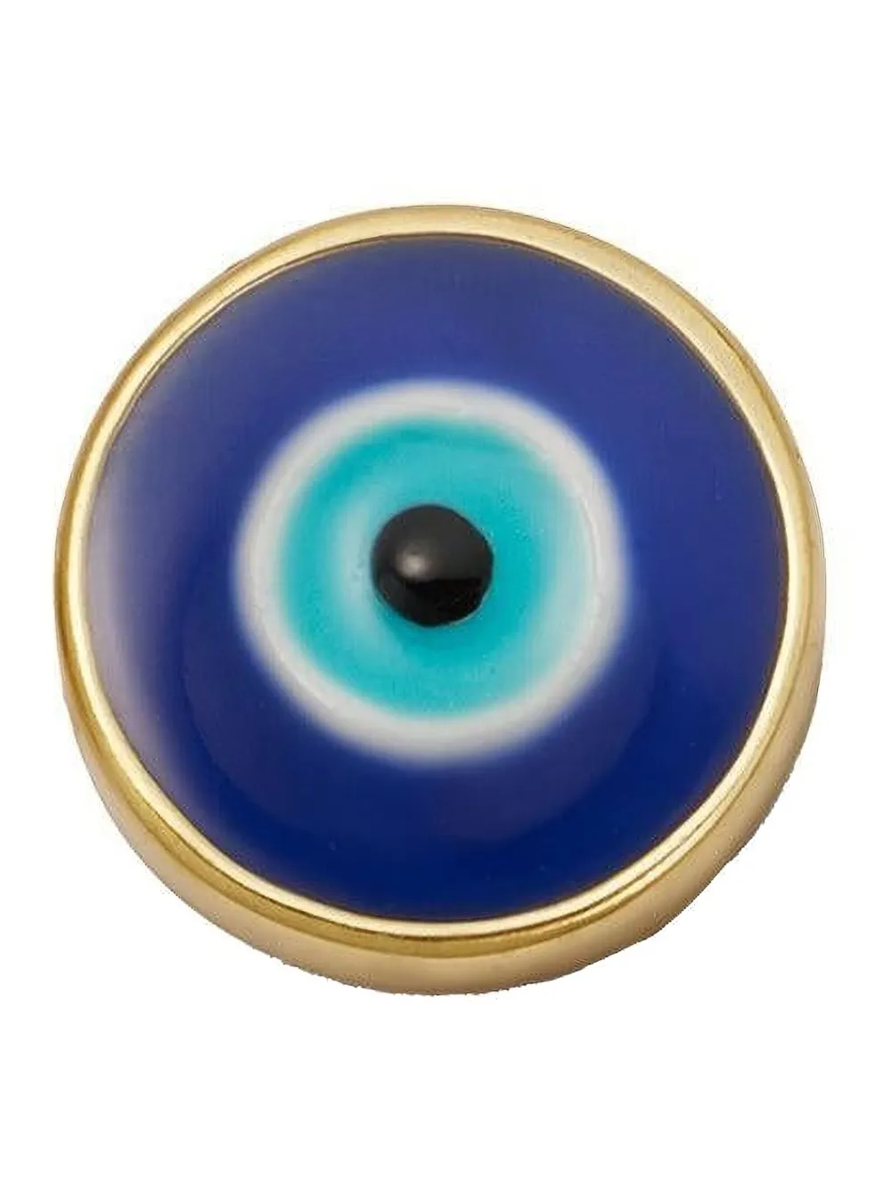 Loquet 18k Yellow Gold Evil Eye Charm In Gold