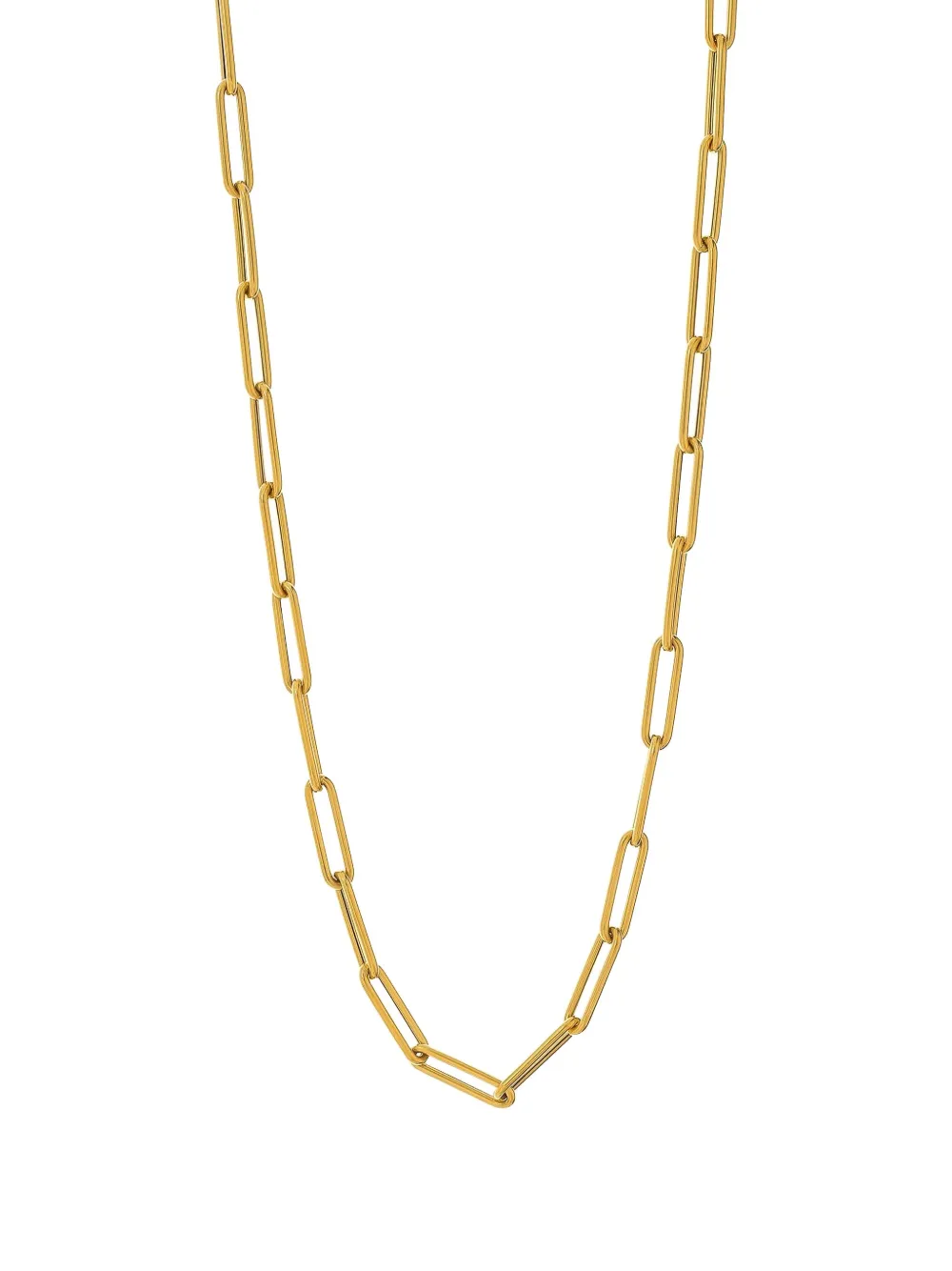 MARISSA DIAMONDS Collana a catena Paper Clip media in oro giallo 14 carati