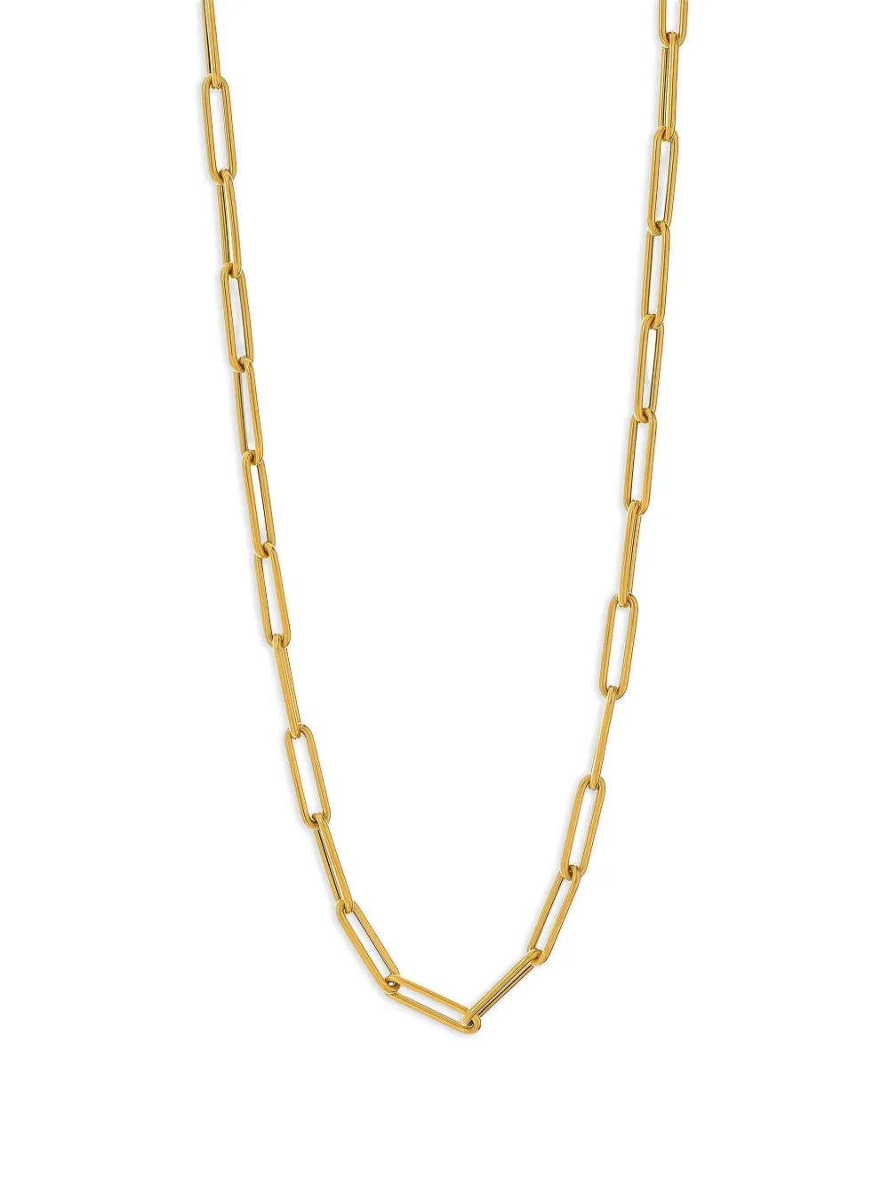 MARISSA DIAMONDS Collana a catena Paper Clip media in oro giallo 14 carati