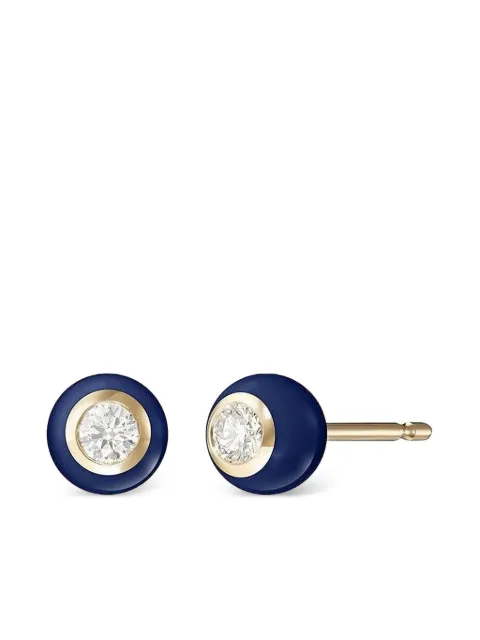 Melissa Kaye small 18K yellow gold Audrey diamond stud earrings