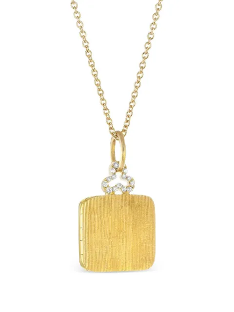 DEVON WOODHILL 18K yellow gold Diamond Trefoil necklace