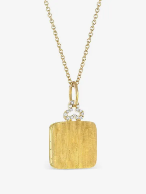 DEVON WOODHILL 18K yellow gold Diamond Trefoil necklace