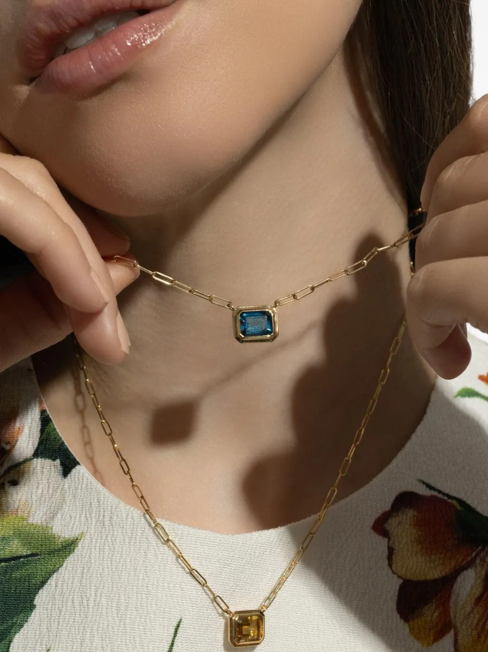  Goshwara Colgante En Oro Amarillo De 18 Ct Con Esmeralda - Dorado 