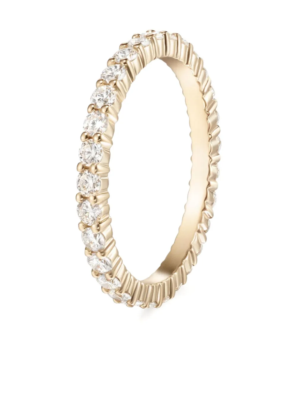 Melissa Kaye Anello Sadie Eternity in oro giallo 18 carati