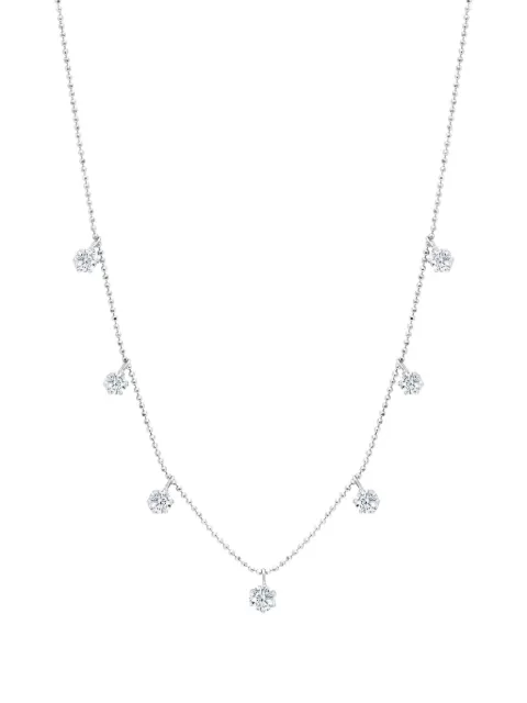 graziela 18K white gold diamond necklace