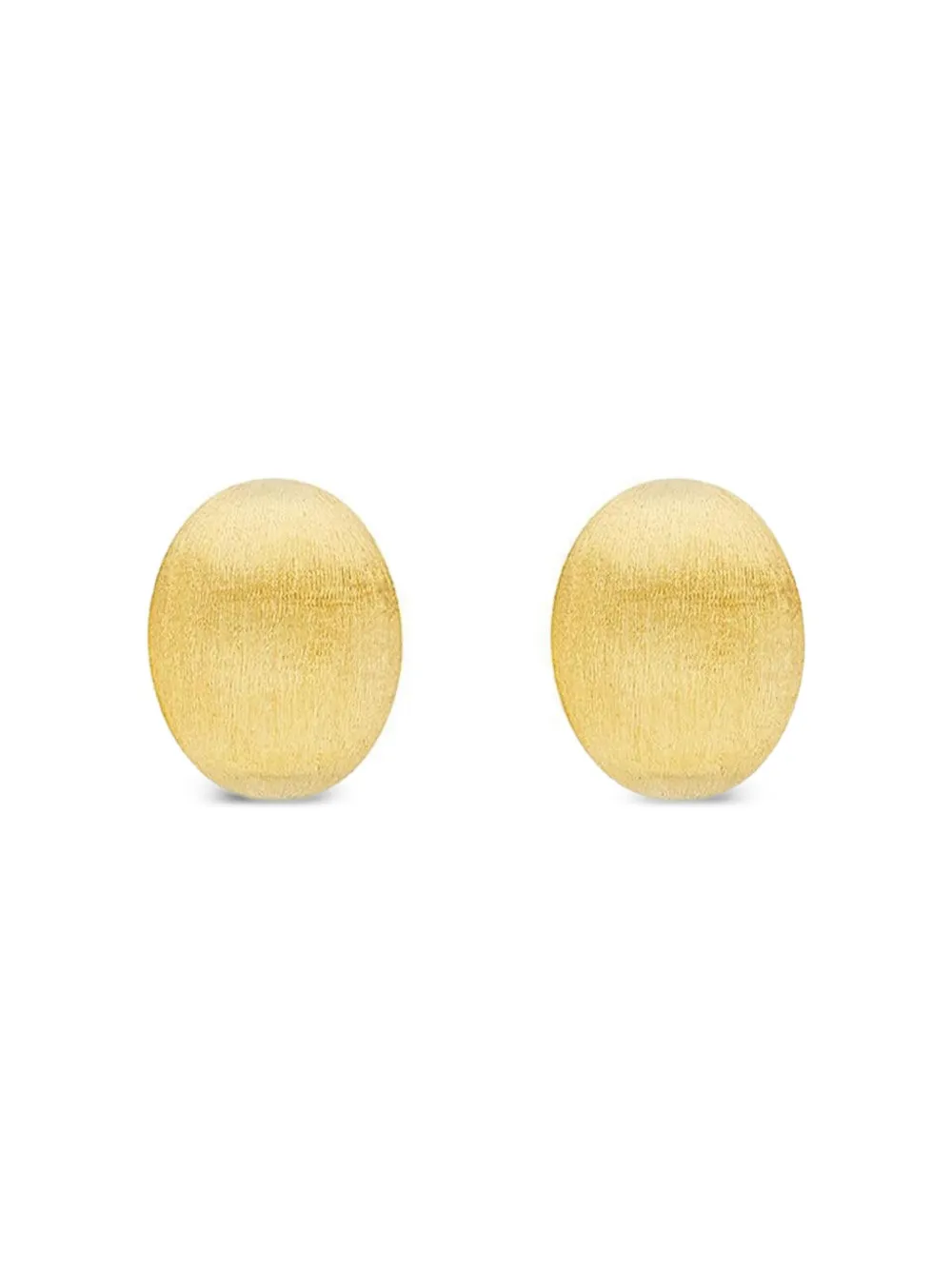 Nanis 18k Yellow Gold Stud Earrings In Brown