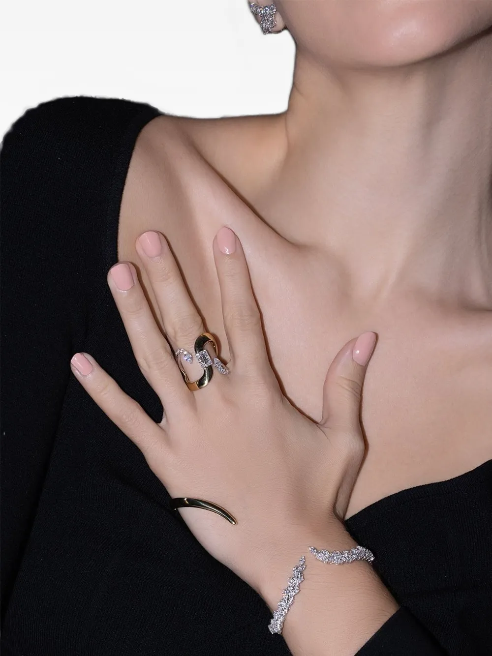  Yeprem 18k Yellow Gold Diamond Ring 