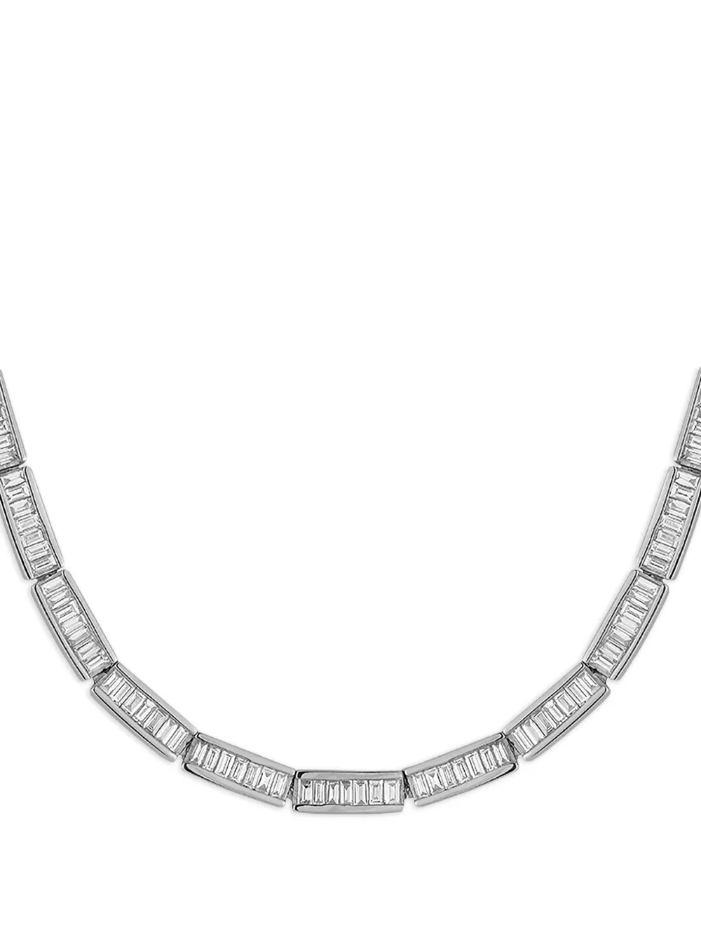 Dana Rebecca Designs 14kt witgouden halsketting met diamant