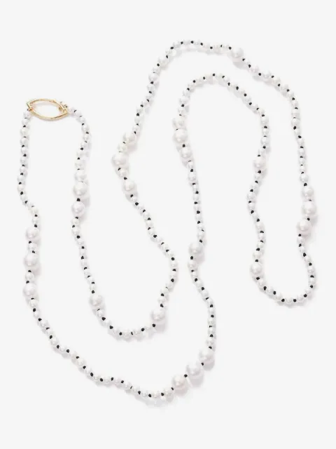 YI Collection collar Aphrodite en oro amarillo de 18kt con perla