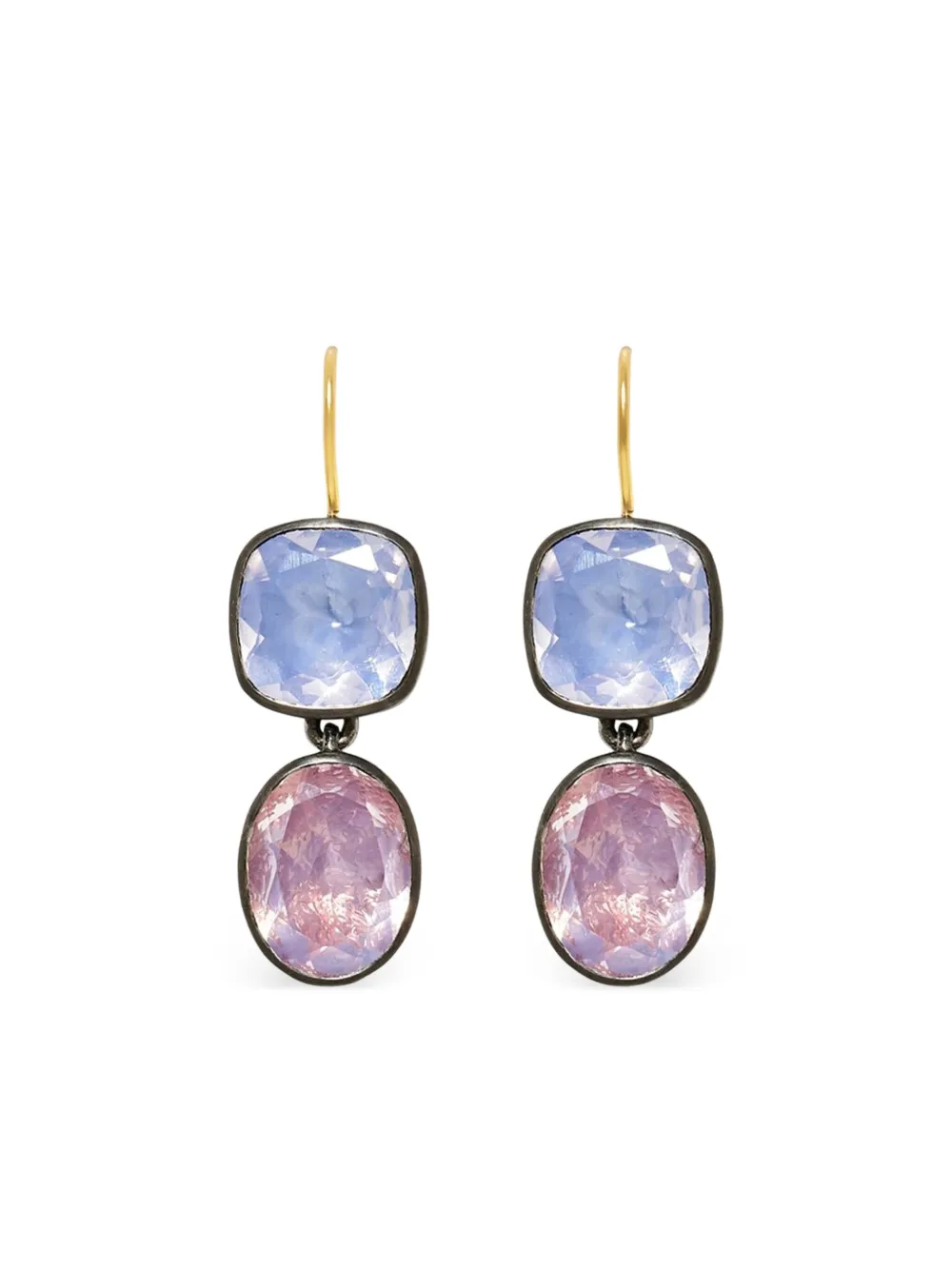 Larkspur & Hawk aretes Luzia Cushion Oval | plateado | Image 1