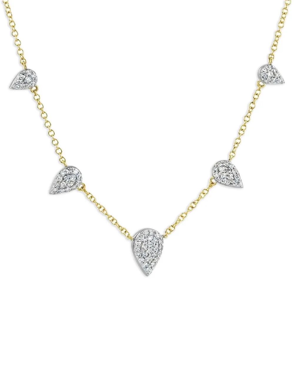 Phillips House 14k Yellow Gold Diamond Necklace In Metallic