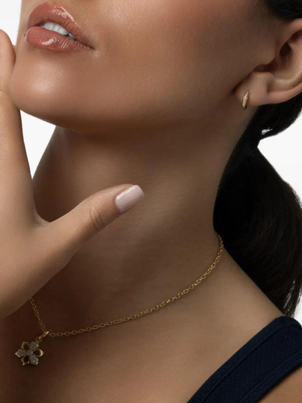 Sara Weinstock 18k Yellow Gold Diamond Earrings In Gold