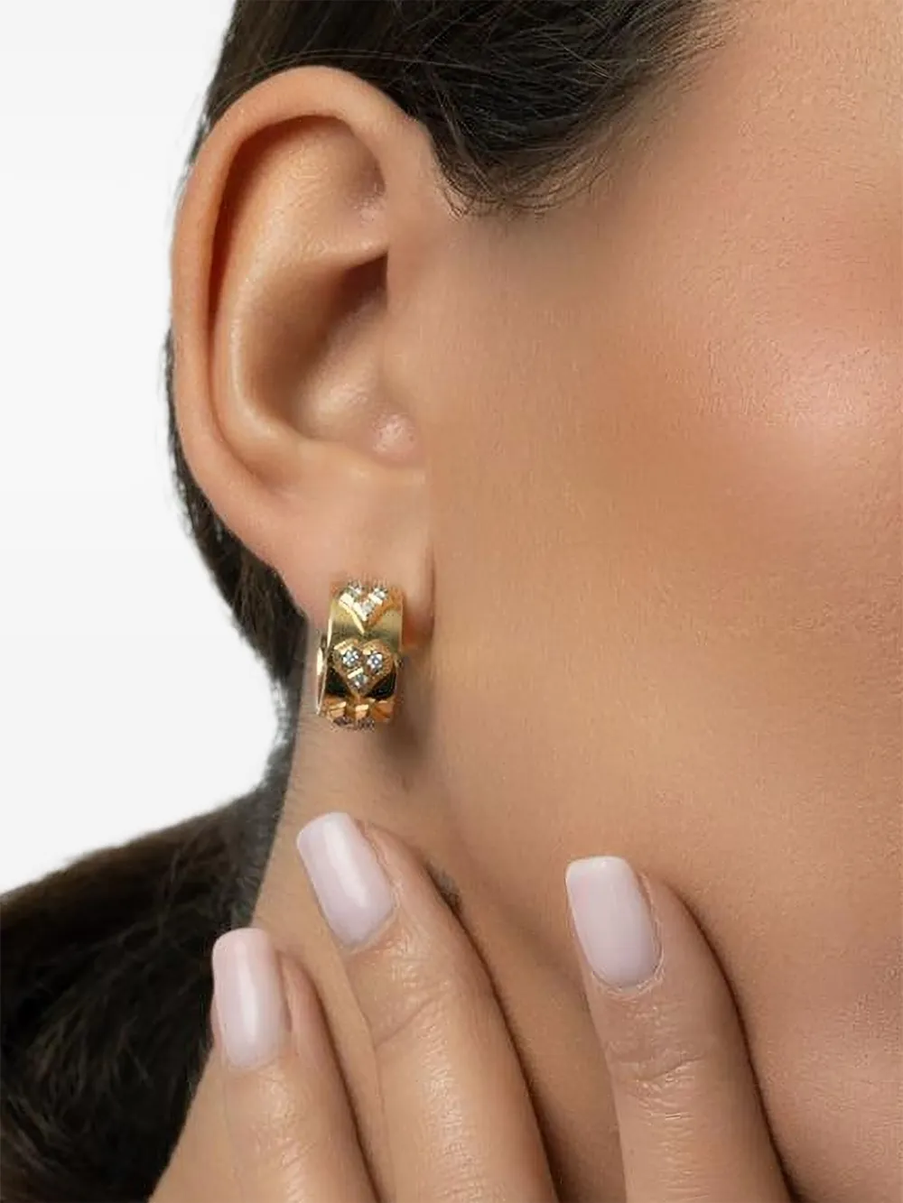 Sara Weinstock 18k Yellow Gold Diamond Earrings In Gold