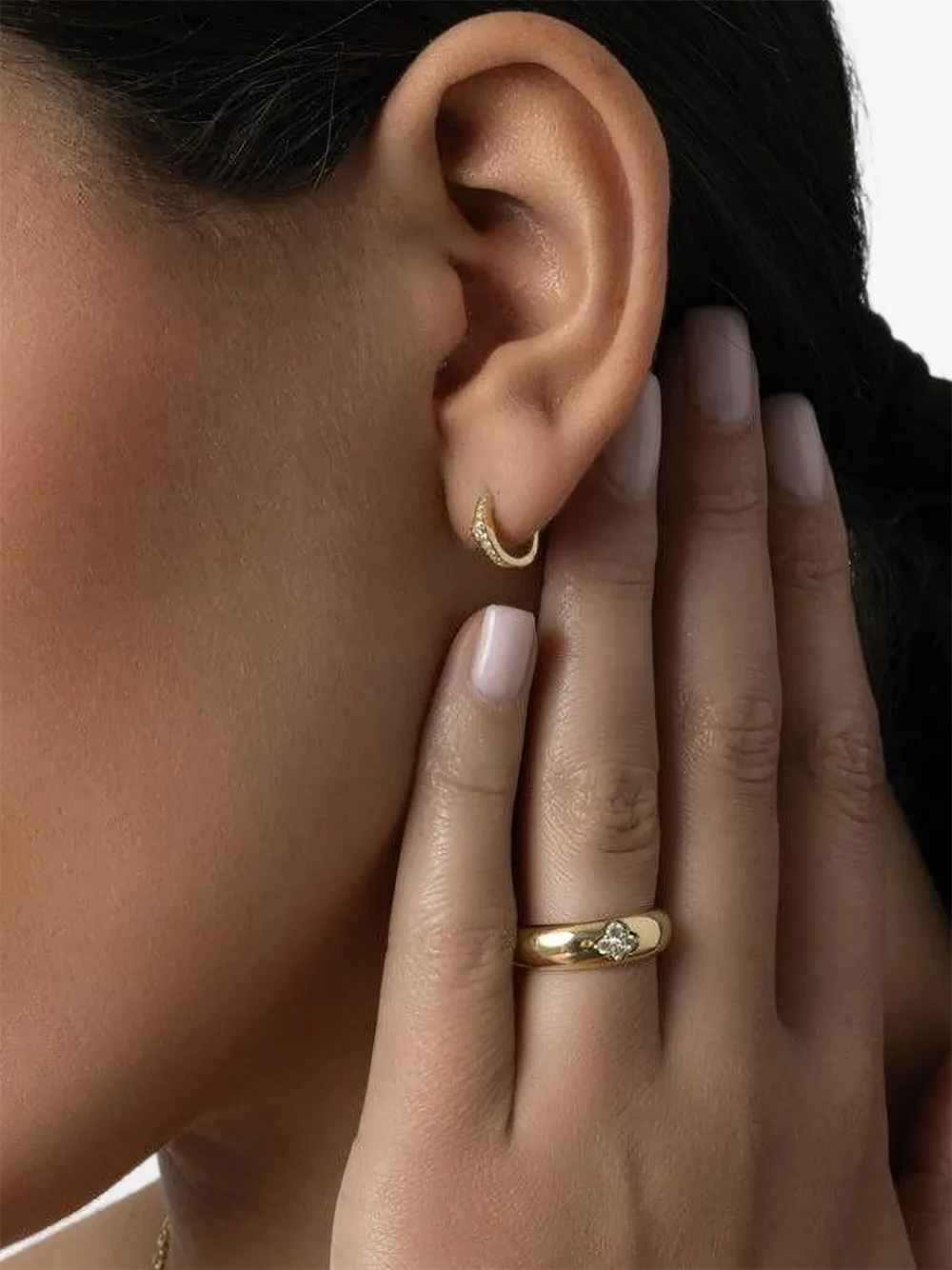 Sara Weinstock 18k Yellow Gold Diamond Earrings In Gold