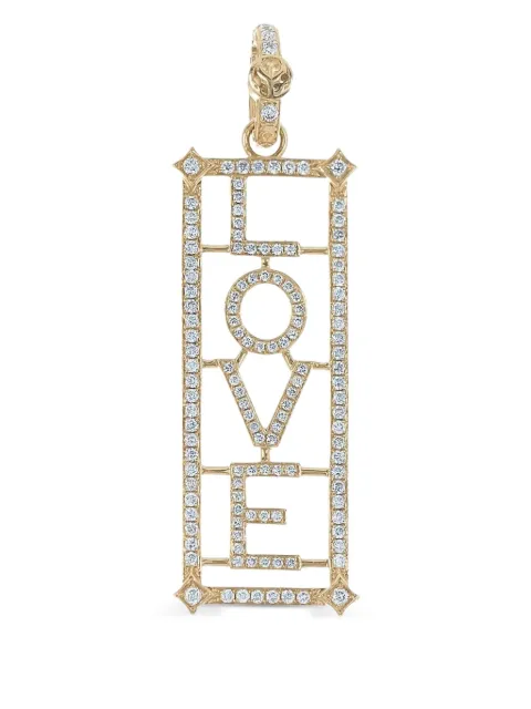 Loree Rodkin 14kt yellow gold Love Diamond necklace
