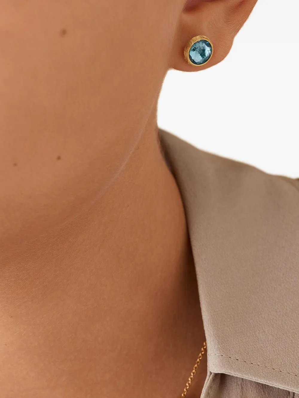 Marco Bicego Orecchini in oro giallo 18 carati con topazio