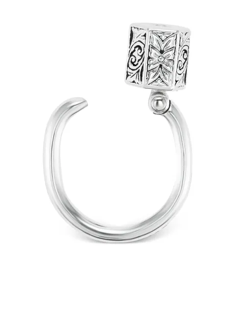 Marla Aaron Embossed Chubby Trundle Lock ring