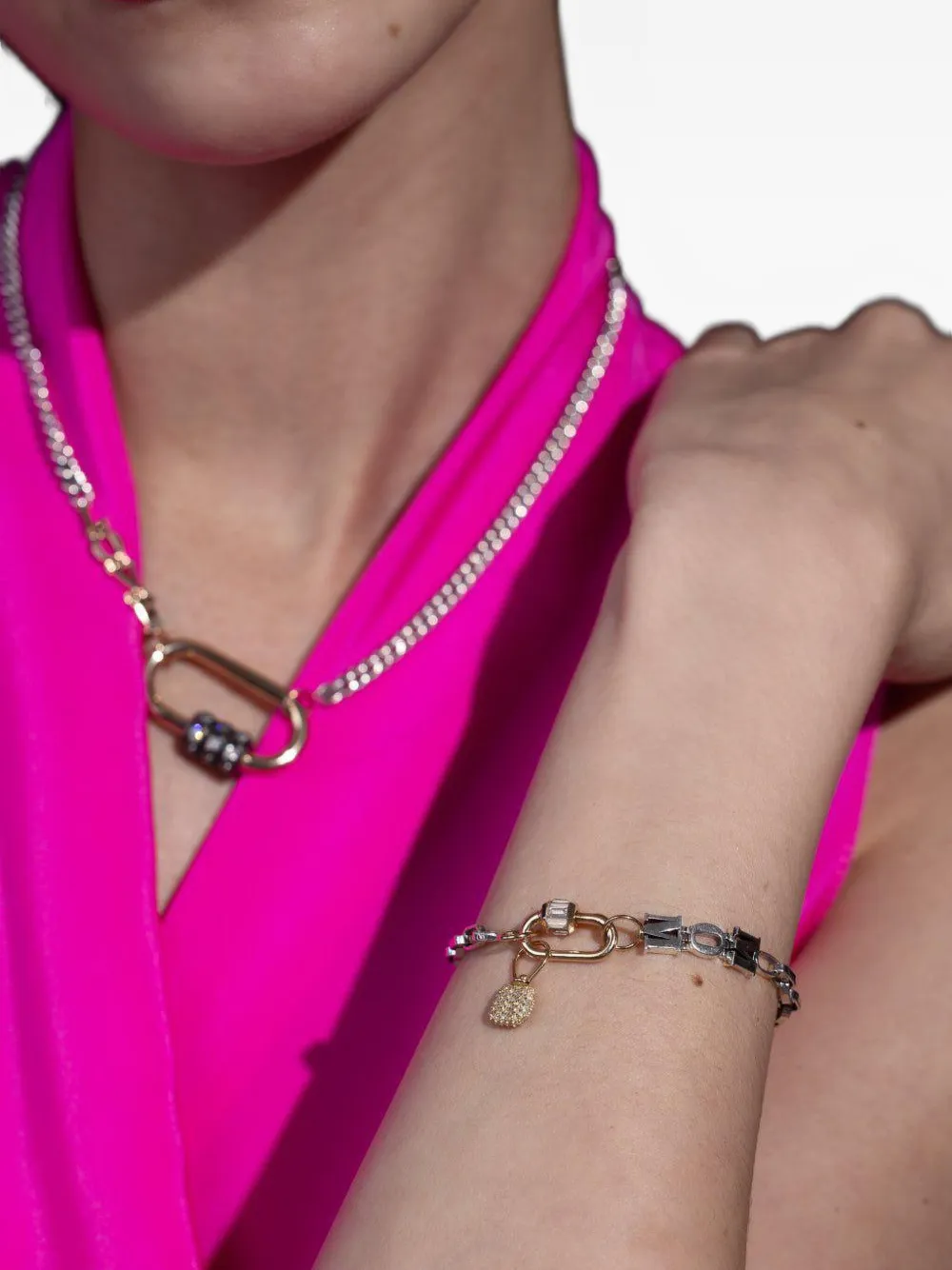 Marla Aaron pendentif Babylock en or 18ct serti de turquoise | Image 2