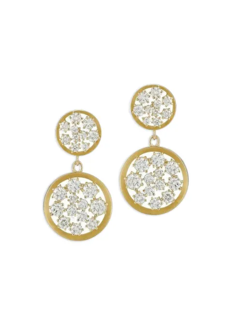 Jade Trau 18K yellow gold diamond drop earrings