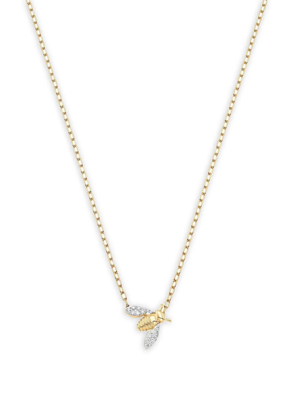 Sara Weinstock 18kt Yellow Gold Queen Bee Diamond Necklace In Gold
