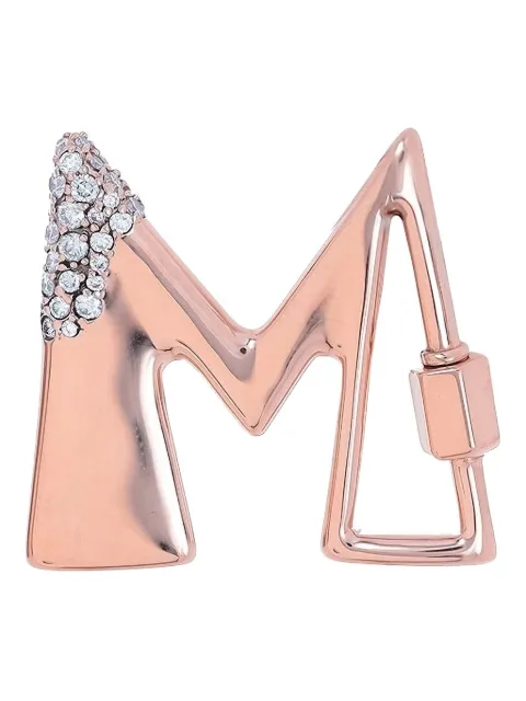 Marla Aaron 14K rose gold diamond pendant 